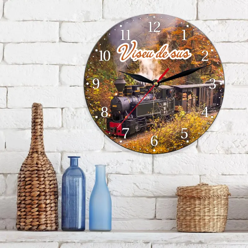 Viseu de sus, ceas lemn de perete, model 07